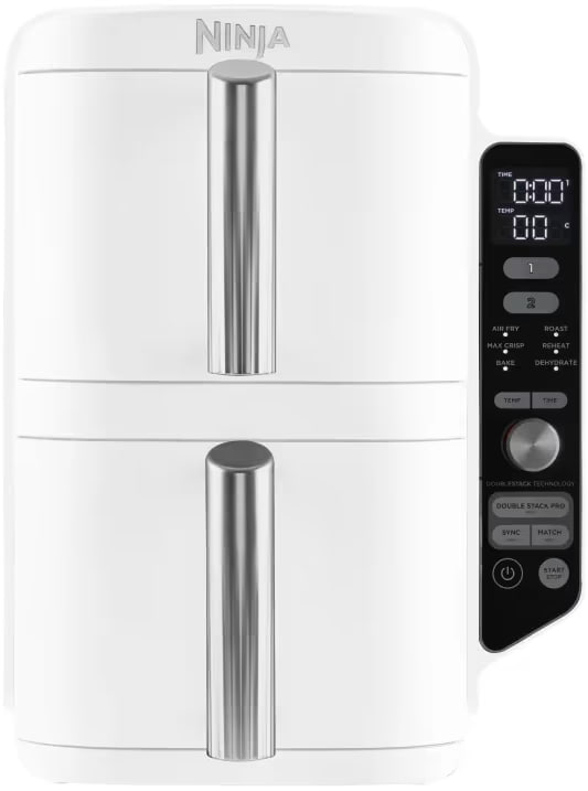 NINJA DOUBLE STACK XL 2-LEVEL AIR FRYER 9.5L (SL400EUWH)
